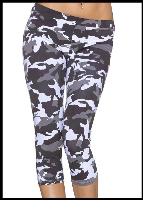 Militær capri leggings